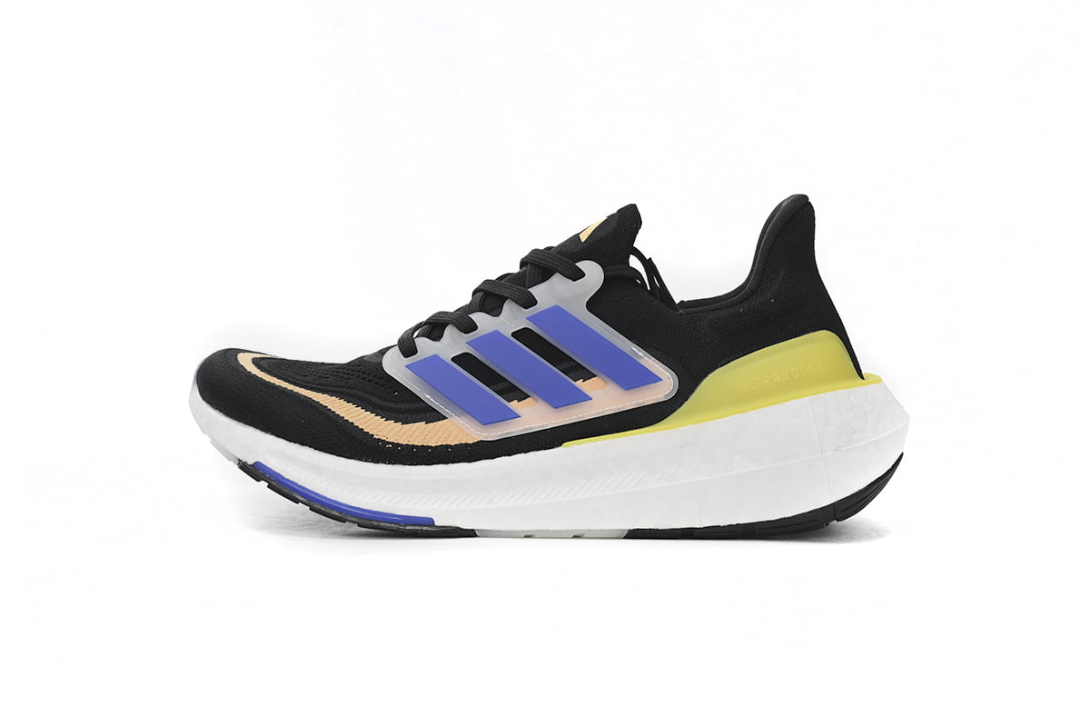 Adidas Ultra Boost 2023 LIGHT Black And yallow blue 