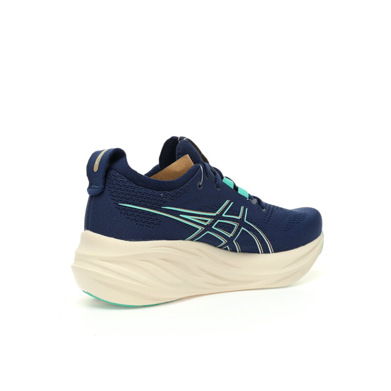 GEL NIMBUS 26 Dark Blue with Cream3 - متجر شوزكا للاحذية الرياضية