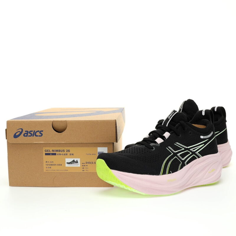 GEL NIMBUS 26 black with pink 5 - متجر شوزكا للاحذية الرياضية